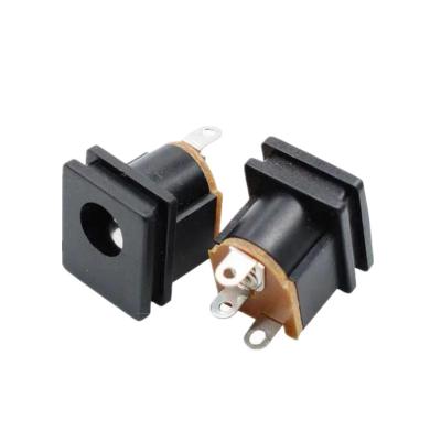 China DC-005 Black Plastic Power 2.1mm / 2.5mm MM DC Power 2.1 x 5.5 Jack Socket /Electrical Plug/DC Jack/Jack for sale