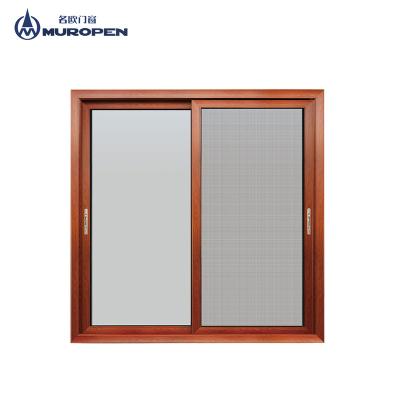 China Swing Top 10 Window Manufacturers Color Glass Wood Sliding Windows For Residential Room for sale