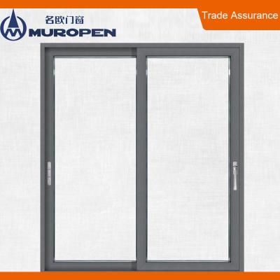 China Sliding 3 Way Upvc Sliding Window Texture Aluminum Aluminum Sliding Window for sale