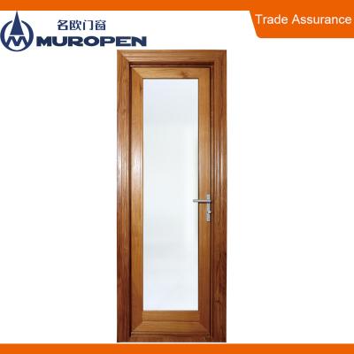 China Bathroom Door Aluminum Teak Swing Wood Main Door Designs Living Room Aluminum Bathroom Door Designs for sale