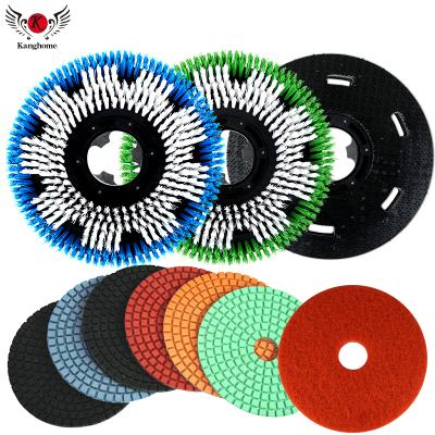 China Burnishing Floor Carpet Washing Machine Accessories Floor Sweeper Brush Floor Sweeper Brush Pads for sale