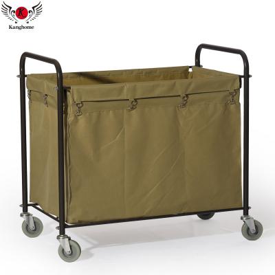 China High Quality Hot Selling Hotel Room Service Cart Hotel Room Service Cart Laundry Cart For Sale for sale