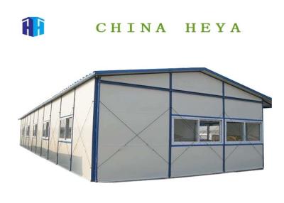 China Wind Proof K Type Custom Built Prefab Homes , Prefabricated Steel Houses Economical for sale