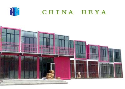 China Quick Assembly Double Storey Prefab Houses Luxury Shipping Container Hotel for sale