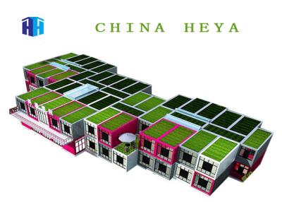 China Het waterdichte Vlakke Huis van de Pakcontainer, 2 Verhaal Modulaire Huizen Gemakkelijk te assembleren Te koop