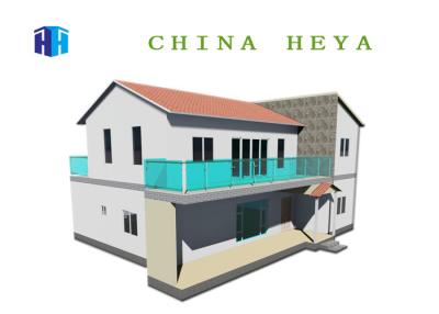 China 2 van de de Villaenergie van het verhaal de Prefabhuis Efficiënte Modulaire Waterdichte Huizen Te koop