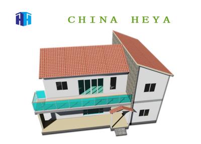 China Quick Build Modular Prefab House Villa Luxury Home Construction Light Steel Frame for sale