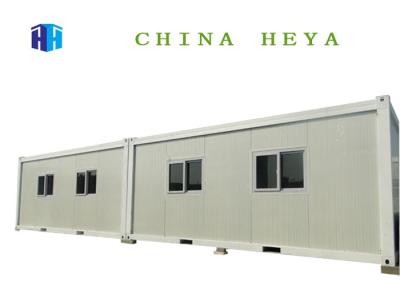 China Het tijdelijke Prefab Vlakke Bureau van het Pakhuis, Geprefabriceerde Verschepende Containerhuizen Te koop