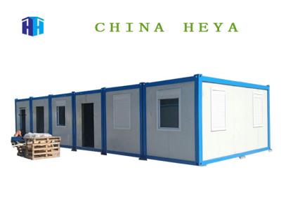 China De vochtbestendige Vlakke van het Huis Dubbele Brede Modulaire Huizen van de Pakcontainer Antiwind Te koop