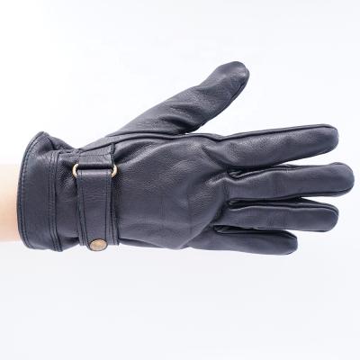 China GLOVEMAN Comfortable Mens Winter Soft Genuine Leather With Full Coating Fashion Gloves for sale