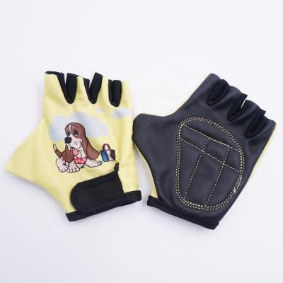 China High Quality Non-slip Fingerless Child Cycling GLOVEMAN Kids Sports Gloves Climbing Recycling Riding Children Gloves for sale