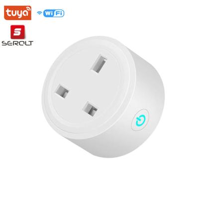 China Residential/Multi-Purpose Smart Home Socket Mini WiFi Outlet 16A Compatible with Alexa Google Assistant Voice Control Sockets USA Smart wifi Time Switch for sale