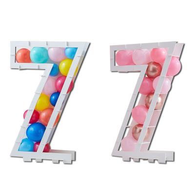 China Removable Birthday Decorations Balloon Frame , Birthday Numbers Decorations For Kids Party for sale