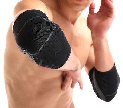 China Sports elbow pads 2022 Breathable Basketball Nylon Compression Knee Sleeves for Sport Safety Black Bag OEM Customized for sale