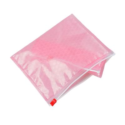 China Factory Custom Single Zipper Poly PVC Bubble Bag Packaging Eco Friendly Mailing Bags Bubble for sale