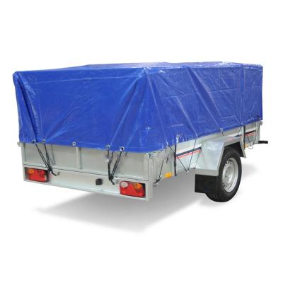 China Durable Small Single Axle Box Trailer for sale