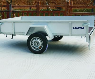 China Durable LED Light Tilting Heavy Duty Trailer Car Trailer for sale