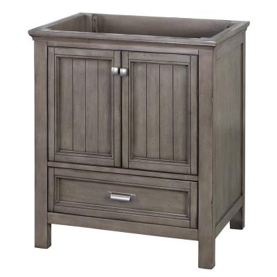 China Amazon Best Selling Modern Household Furniture Distressed Wood Vanity Cabinet For Bathroom for sale