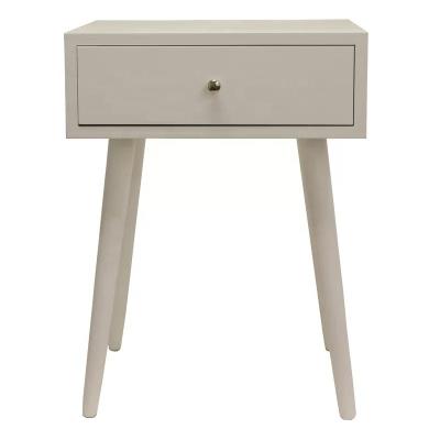 China None Amazon Best Selling Cheap Price High Gloss Wood Top Storage Side End Table For Bedroom Room for sale