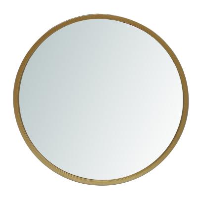 China Hot Sale Decorative Gold Amazon Metal Framed Round Mirror for sale