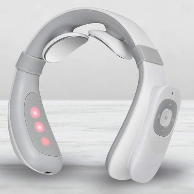 China Haut pulsieren freundliche drahtlose ZEHN Massager Hals EMS rotes Lichttherapie Soem-ODM zu verkaufen