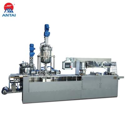 China 2.2KW Food Jam Making Electric Jam Blister Filling Packing Machine for sale