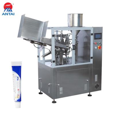 China NF-60 Aluminum Automatic Products Compact Ointment Ice Lolly Toothpaste Cosmetic Tube Filling Sealing Machine for sale