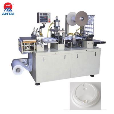 China Factory AnTai DP-420 Cup Lid Full Forming Cover Mini Auto Plastic Thermoforming Machines for sale