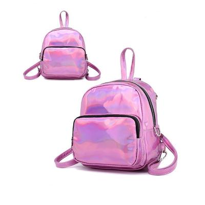 China Mini Backpack Waterproof Durable Women Zipper Polish Pink Sequins Backpack for sale