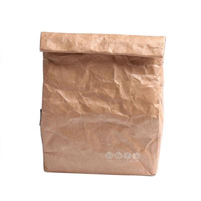 China Lunch Box Waterproof Reusable Durable Hot And Cooler Insulated Thermal Kraft Paper Bag for sale