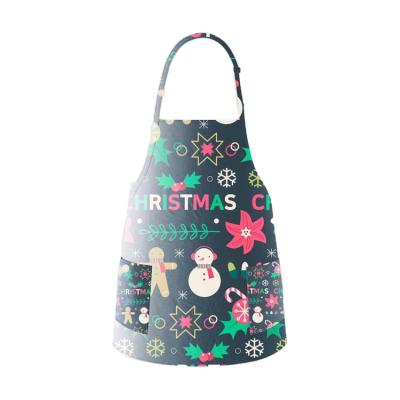 China Waterproof Cotton Eco-friendly Polyester Eco-friendly Cooking Apron Logo Custom Kids Kitchen Bib Gardening Apron With Pockets for sale