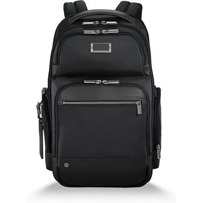 China Good price unisex laptop backpack men ultralight computer bag business work office bag nylon soft handle black polyester anti-theft backpack for sale