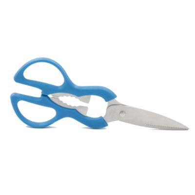 China Multifunctional Eco-friendly Kitchen Scissors Kitchen Shears Stainless Steel Household Poultry Scissors Cutting Chicken Nut Biscuit for sale