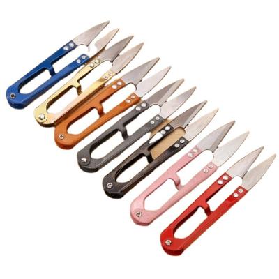 China Embroidery QY-375 No Material Stainless Steel Blade Wire Cutter Scissors Foldable And for sale