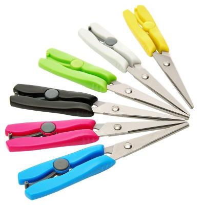 China Hot Sale Eco-friendly Mini Scissors Shears Children's Small Scissors Safety Scissors With Cover For Student Kids for sale