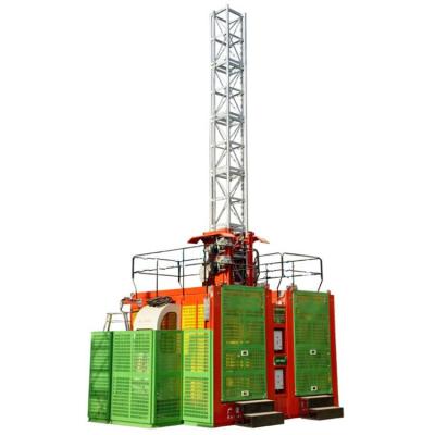 China High Rise Elevator Construction Hoist Lift Electric Building Construction High load Moment Te koop