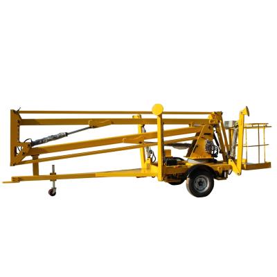 China Superior quality towable work platform aerial boom lift telescopic curved arm aerial working platform for sale