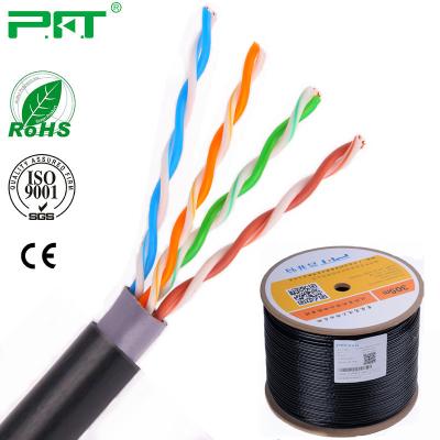 China Netwoking 4 Pairs UTP Cat5e 24AWG/Cat6 23AWG Waterproof Cable Outdoor Wire for sale