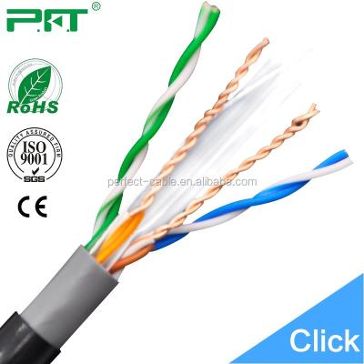 China Waterproof networking material! Outdoor Cable UTP Cat6 Pure Copper Cable for sale