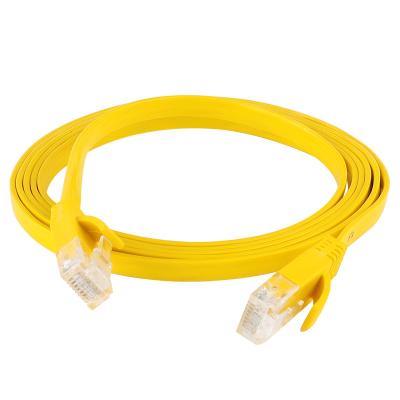 China China Telecommunication Cable Supplier High Quality UTP Cat6 Copper Flat Patch Cord for sale