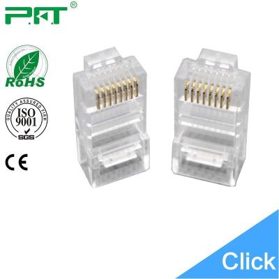 China Networking Connection CAT5E UTP RJ45 Connector 8P8C for sale