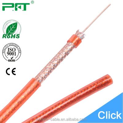 China 75 Ohm Al-MG Alloy / Copper Wire Braiding Bare Copper Conductor RG59 , RG6 Coaxial Cable for sale