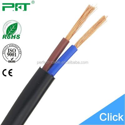 China Factory Price Underground Wholesale Power Wire 2*0.5/0.75/1.0/1.5mm^2 for sale