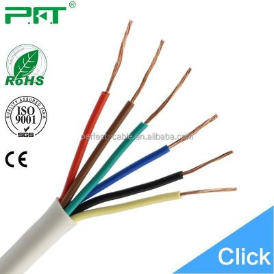 China Copper 2/3/4 Core RVV Cable Wire Manufacturer, 2.5mm2 PVC Insulated Cable for sale