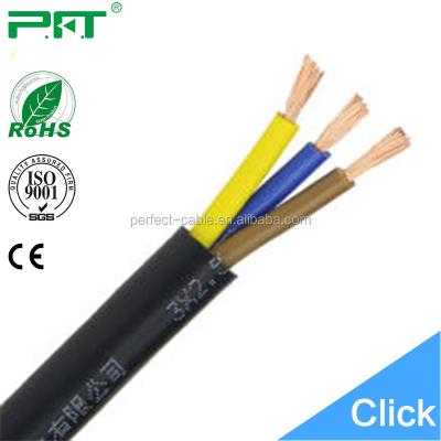 China Hot Selling Home Shenzhen Underground Wire And Cable Factory Wiring Electrical Cable 3 Core 1.5mm for sale