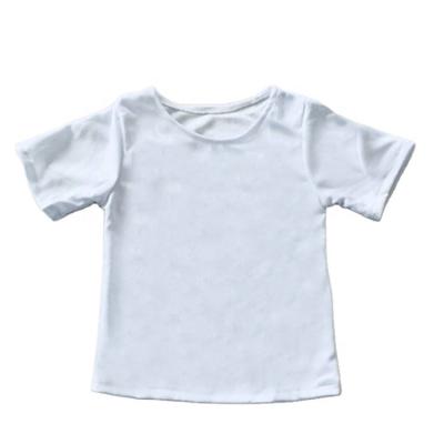 China Breathable Summer Sweatshirt T-shirt Plain Color Patterned Children Wear for sale