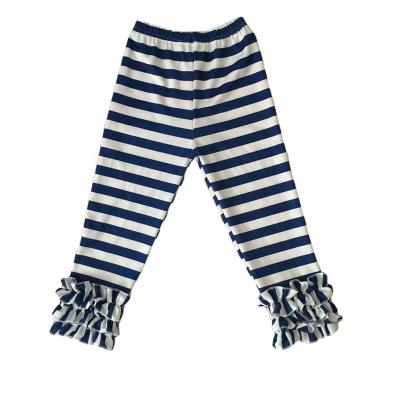 China Autumn style fashion ruffle lattice breeches children breathable harem pants babies hot classic set 2021 wholesale for sale