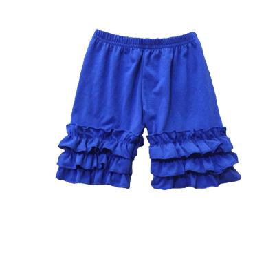 China Wholesale Breathable Summer Baby Ruffle Shorts 100% Pure Cotton Color for sale