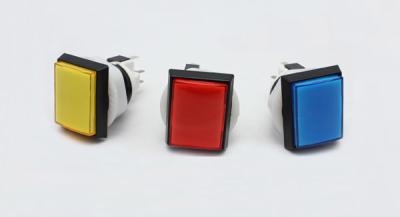 China USD0.79---32*26mm Rectangular Illuminated Push Button for sale