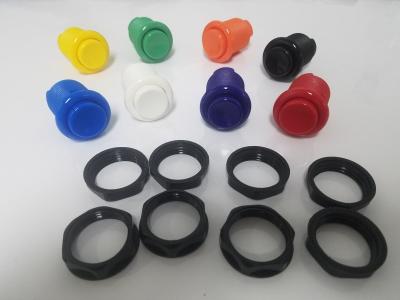 China 28mm drilling hole Arcade concave Push Button with built in switch for sale